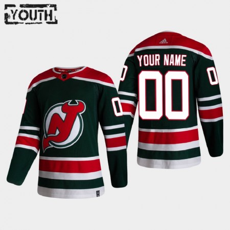 New Jersey Devils Custom 2020-21 Reverse Retro Authentic Shirt - Kinderen